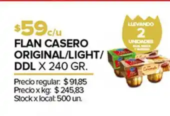 Disco Flan Casero Original-light-ddl 240gr oferta