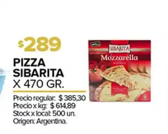 Disco Pizza Sibarita 470gr oferta