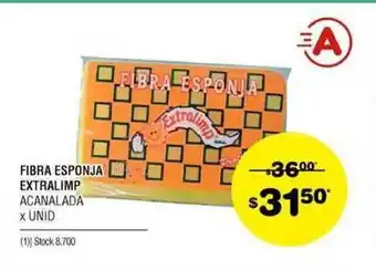 Atomo Conviene Fibra Esponja Extralimp Acanalada oferta