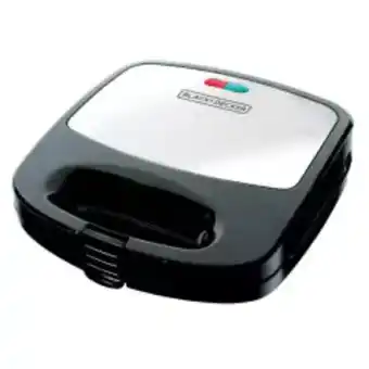 Maitess Sandwichera waflera y parrilla black+decker wm2000s-ar oferta