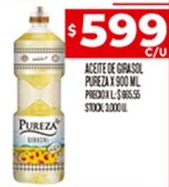 Supermercados DIA ACEITE DE GIRASOL PUREZA X 900 ML oferta