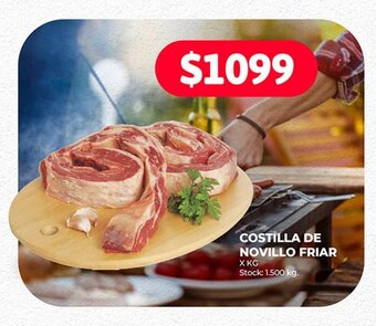 Supermercados Tadicor COSTILLA DE NOVILLO FRIAR X KG oferta