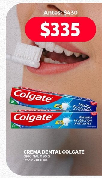 Supermercados Tadicor CREMA DENTAL COLGATE ORIGINAL X 90 G oferta