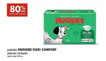 Disco pañales HUGGIES FLEXI COMFORT edición limitada oferta