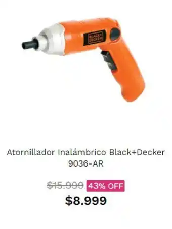 Frávega Atornillador Inalámbrico Black+Decker 9036-AR oferta
