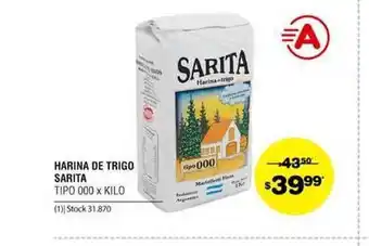 Atomo Conviene Sarita Harina De Trigo Tipo 000 oferta