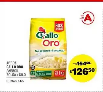 Atomo Conviene Gallo Oro Arroz Parboil Bolsa oferta