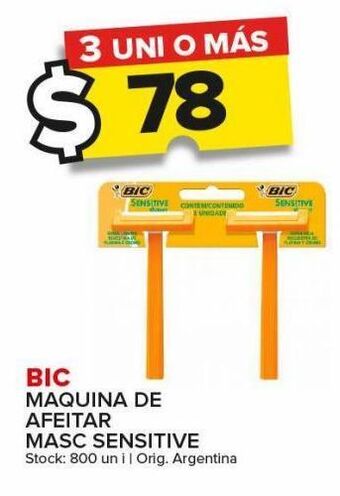 Carrefour Maxi Máquina de afeitar bic oferta