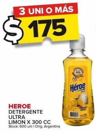 Carrefour Maxi Detergente héroe x 300cc oferta