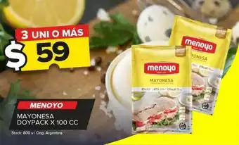 Carrefour Maxi Mayonesa menoyo x 100cc oferta