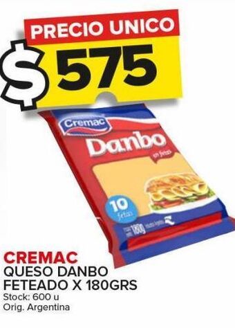 Carrefour Maxi Queso danbo feteado cremac x 180g oferta