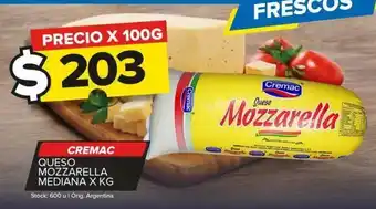 Carrefour Maxi Queso mozzarella cremac x kg oferta