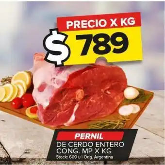Carrefour Maxi Pernil de cerdo entero x kg oferta