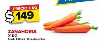 Carrefour Maxi Zanahoria x kg oferta