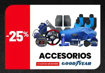 Changomas ACCESORIOS +3 CUOTAS SIN INTERÉS GOOD YEAR oferta
