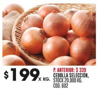 Coto CEBOLLA SELECCIÓN X KG. oferta