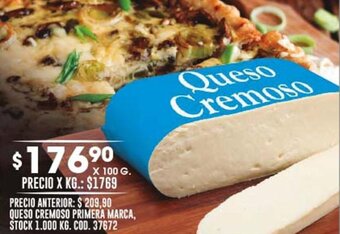 Coto QUESO CREMOSO PRIMERA MARCA, X 100 G. oferta