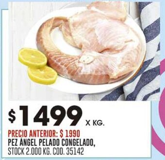 Coto PEZ ANGEL PELADO CONGELADO, X KG. oferta