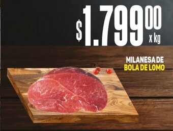 Makro MILANESA DE BOLA DE LOMO X KG. oferta
