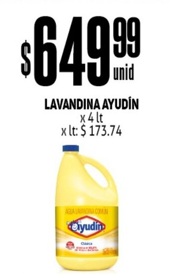 Makro LAVANDINA AYUDÍN x 4 lt oferta
