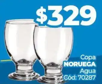 Diarco Copa NORUEGA Agua Cód: 70287 oferta