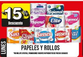 Supermayorista Vital Papeles Y Rollos oferta