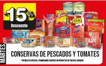 Supermayorista Vital Conservas de Pescados y Tomates oferta