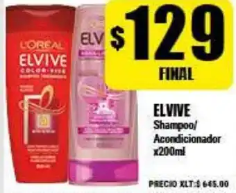 Supermayorista Vital Elvive Shampoo/Acondicionador 200ml oferta
