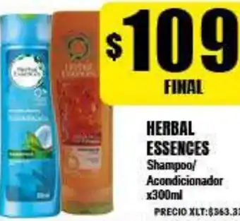 Supermayorista Vital Herbal Esssences Shampoo/Acondicionador 300ml oferta