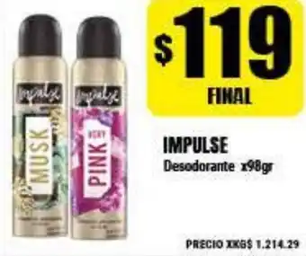 Supermayorista Vital Impulse Desodorante 98gr oferta