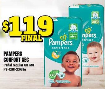 Supermayorista Vital Pampers Confort Sec oferta
