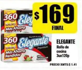 Supermayorista Vital Elegante Rollo de cocina 3ux 120p oferta