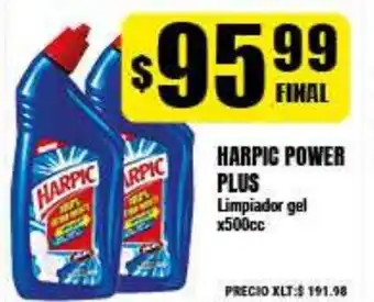 Supermayorista Vital Harpic Power Plus Limpiador gel 500cc oferta