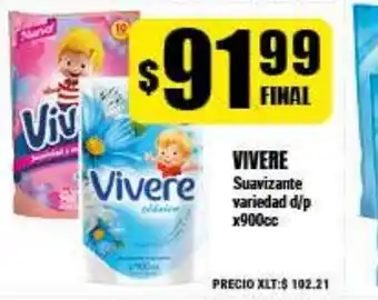 Supermayorista Vital Vivere Suavizante Variedad d/p 900cc oferta