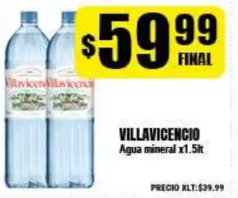 Supermayorista Vital Villavicencio Agua Mineral 1.5lt oferta