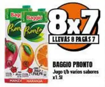 Supermayorista Vital Baggio Pronto Jugo t/b varios sabores 1.5lt oferta