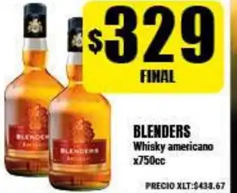 Supermayorista Vital Blenders Whisky americano x750cc oferta