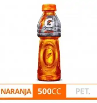 Gatorade naranja pvc 500cc x 6 un.