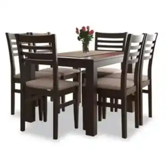 Sensei Juego de comedor inmacol corpus 150 351 6 sillas oferta