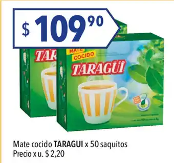 Hergo Taragui Mate cocido x 50saquitos oferta