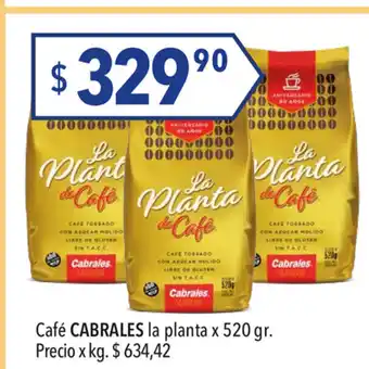 Hergo Cabrales Café la planta x 520gr oferta