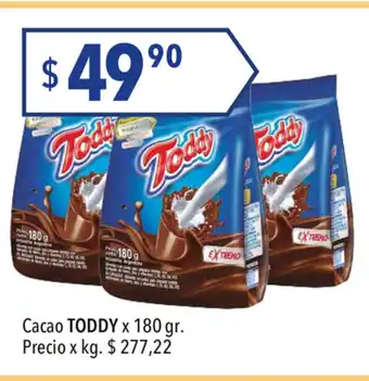 Hergo Toddy Cacao x 180gr oferta