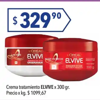 Hergo Elvive Crema Tratamiento x 300gr oferta