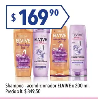 Hergo Elvive Shampoo-acondicionador x 200ml oferta