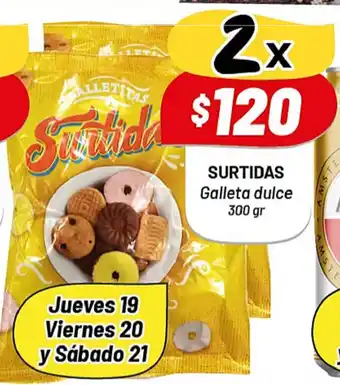 Almacor Surtidas Galleta dulce 300gr oferta