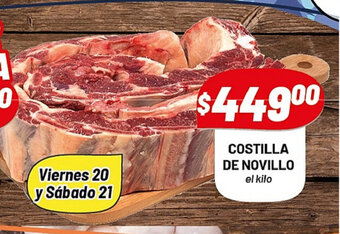 Almacor Costilla De Novillo oferta