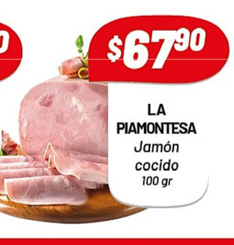 Almacor La Piamontesa Jamón cocido 100gr oferta