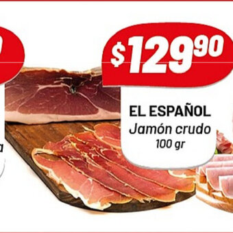 Almacor El Español Jamón crudo 100gr oferta