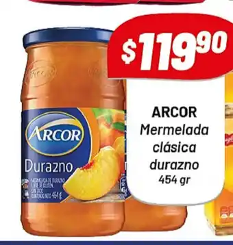 Almacor Arcor Mermelada Clásica durazno 454gr oferta