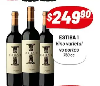Almacor Estiba 1 Vino Varietales vs cortes 750cc oferta